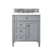 Brittany 30" Single Bathroom Vanity in Urban Gray Single Bathroom Vanity James Martin Vanities Lime Delight Quartz 