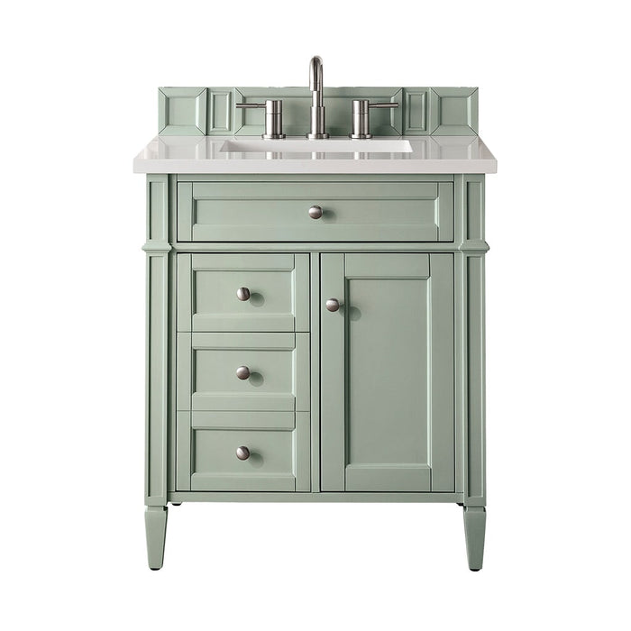 Brittany 30" Single Vanity Cabinet, Sage Green