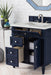 Brittany 30" Single Vanity in Victory Blue Single Bathroom Vanity James Martin Vanities Charcoal Soapstone Quartz 