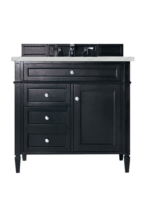 Brittany 36" Single Bathroom Vanity in Black Onyx