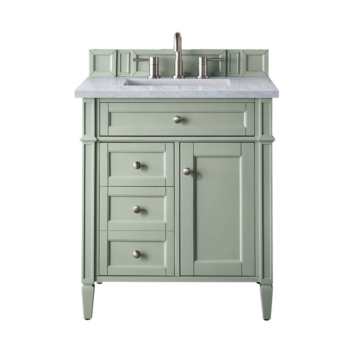 Brittany 36" Single Vanity Cabinet in Sage Green