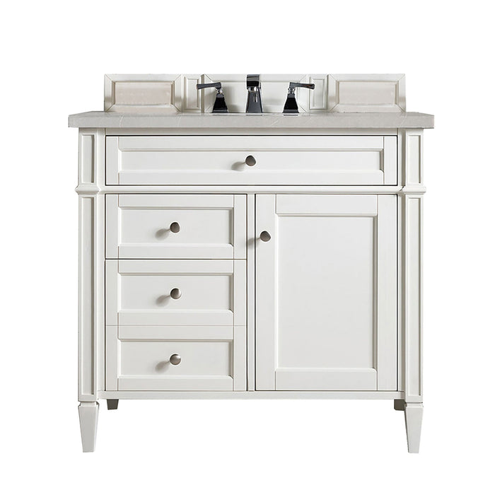 Brittany 36"Single Bathroom Vanity in Bright White