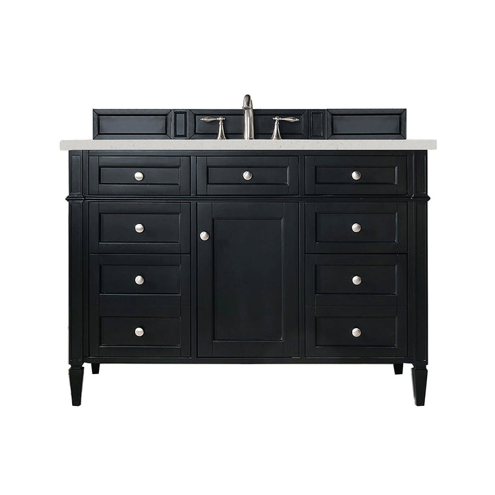 Brittany 48" Single Bathroom Vanity in Black Onyx