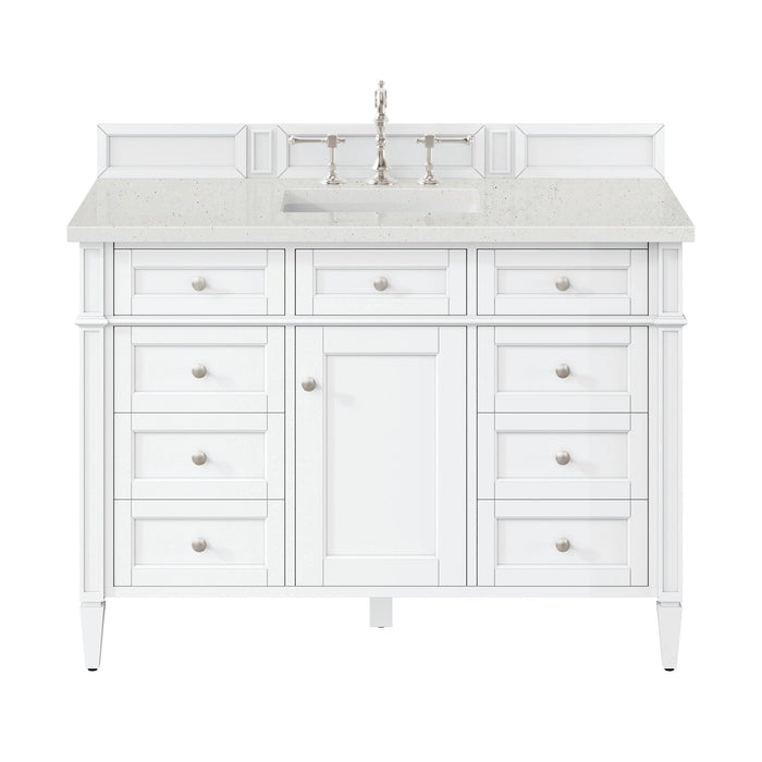 Brittany 48" Single Bathroom Vanity in Bright White