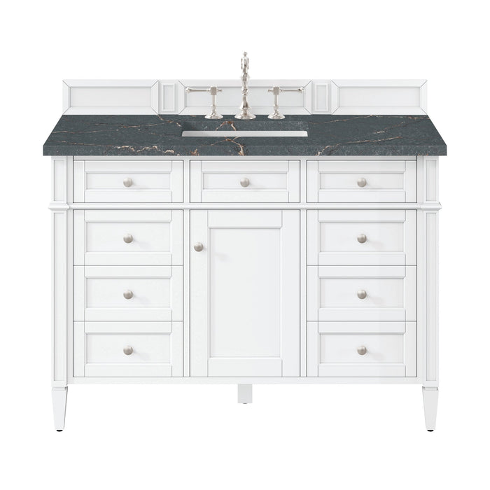 Brittany 48" Single Bathroom Vanity in Bright White