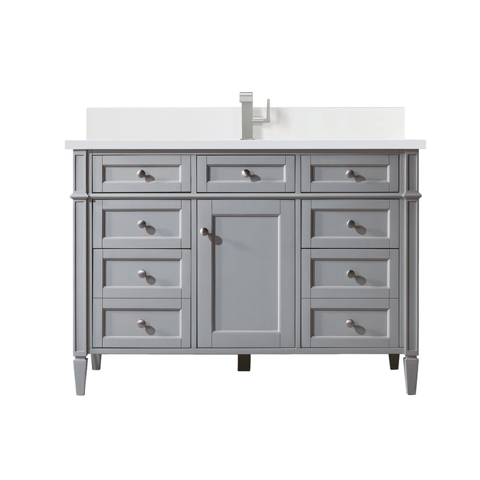 Brittany 48" Single Bathroom Vanity in Urban Gray