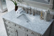 Brittany 48" Single Bathroom Vanity in Urban Gray Single Bathroom Vanity James Martin Vanities Ethereal Noctis Quartz 