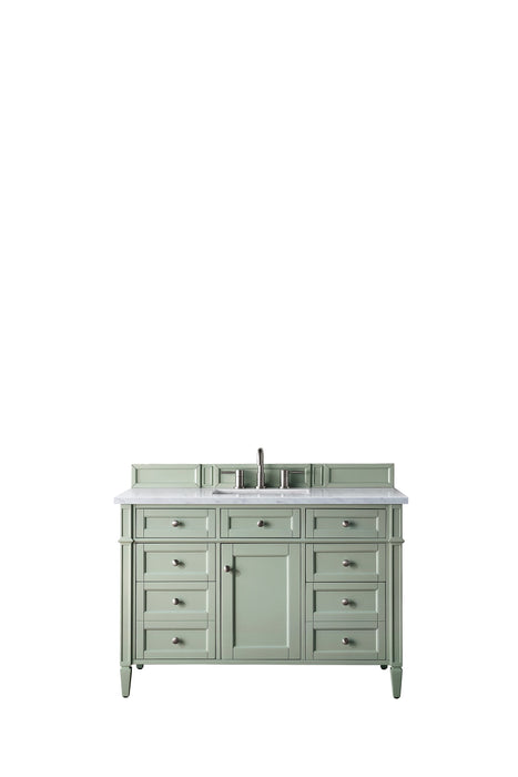 Brittany 48" Single Vanity Cabinet in Sage Green