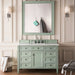 Brittany 48" Single Vanity Cabinet in Sage Green Single Bathroom Vanity James Martin Vanities Select Your Top 