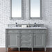 Brittany 60" Double Bathroom Vanity in Urban Gray Double bathroom Vanity James Martin Vanities Select Your Top 