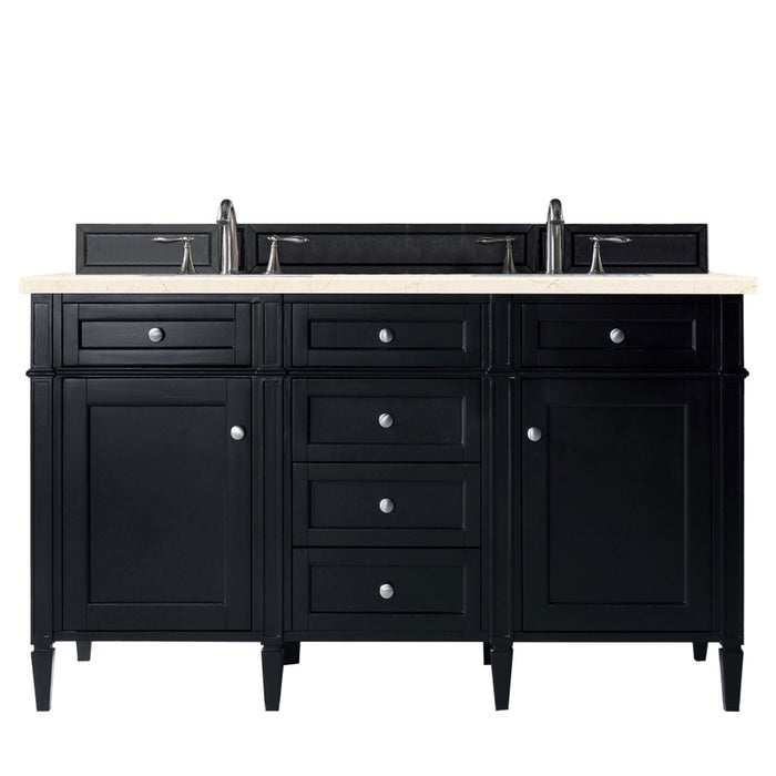 Brittany 60" Double Bathroom Vanity in Victory Blue