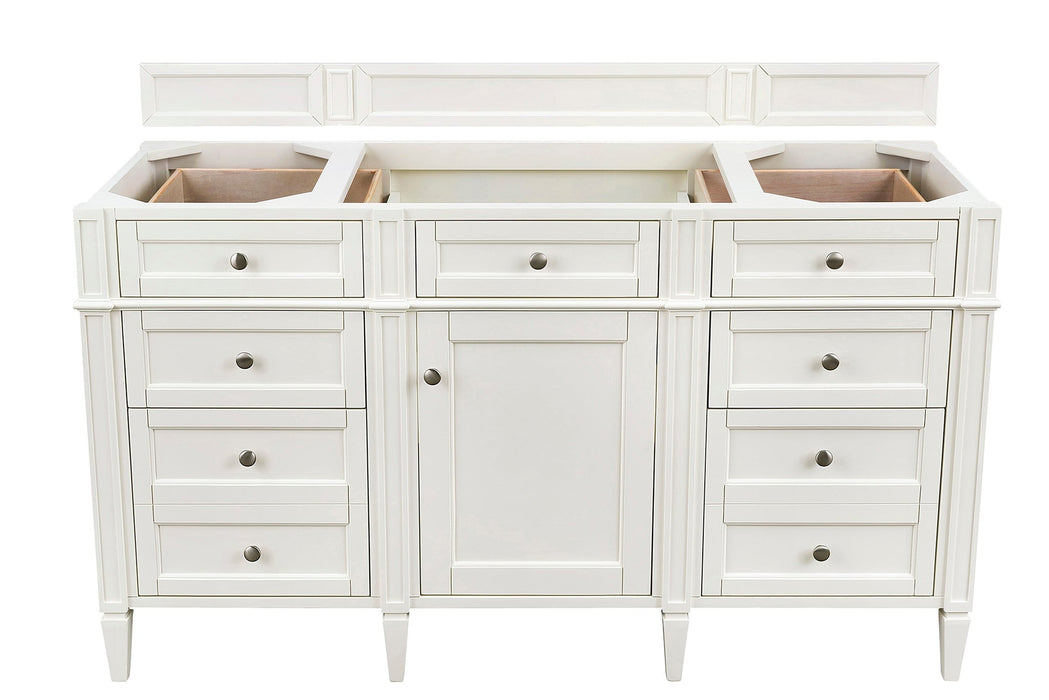 Brittany 60" Single Bathroom Vanity in Bright White