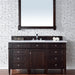 Brittany 60" Single Bathroom Vanity in Burnished Mahogany Single Bathroom Vanity James Martin Vanities Select Your Top 