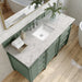 Brittany 60" Single Bathroom Vanity in Smokey Celadon Single Bathroom Vanity James Martin Vanities Eternal Marfil Quartz 