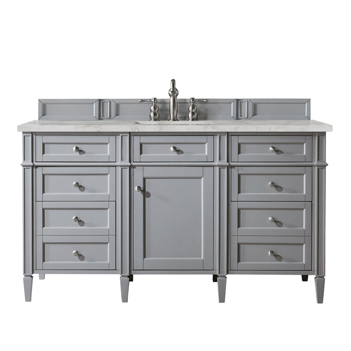 Brittany 60" Single Bathroom Vanity in Urban Gray