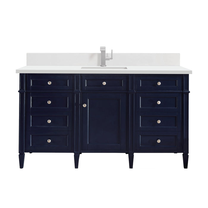 Brittany 60" Single Bathroom Vanity in Victory Blue