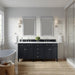 Brittany 72" Double Bathroom Vanity in Black Onyx Double bathroom Vanity James Martin Vanities Select Your Top 