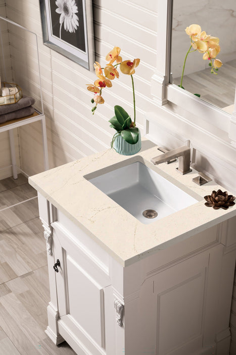 Brookfield 26" Single Bathroom Vanity Bright White