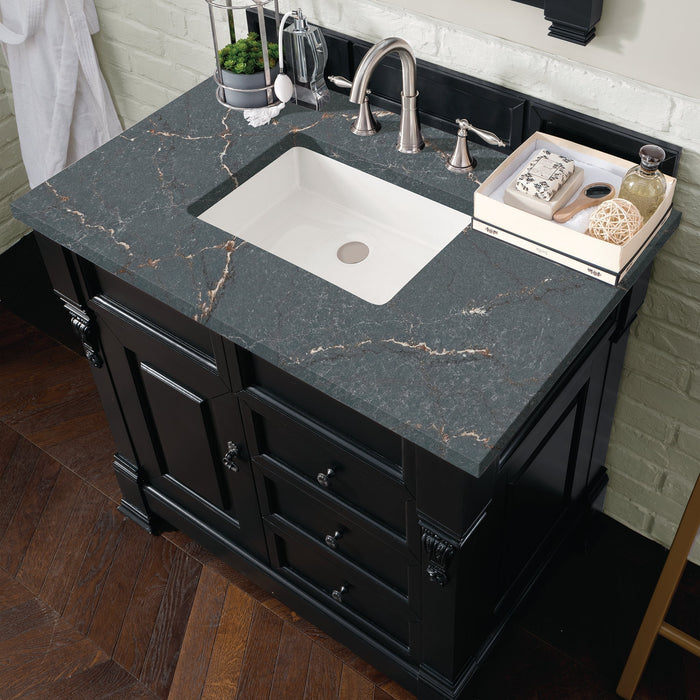 Brookfield 36" Single Bathroom Vanity in Antique Black