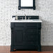 Brookfield 36" Single Bathroom Vanity in Antique Black Single Bathroom Vanity James Martin Vanities Select Your Top 