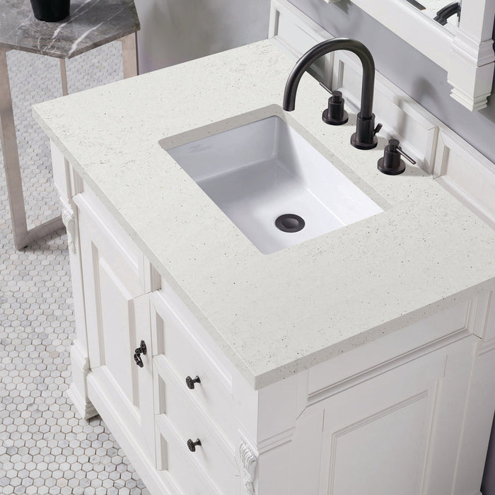 Brookfield 36" Single Bathroom Vanity in Bright White