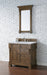 Brookfield 36" Single Bathroom Vanity in Country Oak Single Bathroom Vanity James Martin Vanities Victorian Silver Quartz 