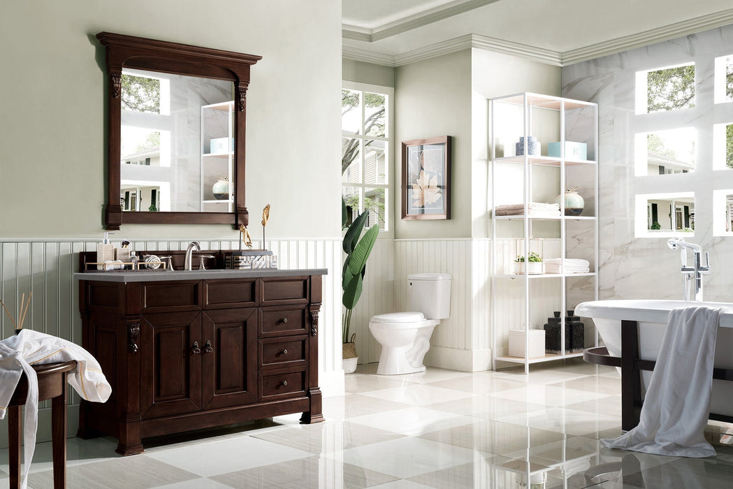 Brookfield 48" Single Bathroom Vanity in Burnished Mahogany