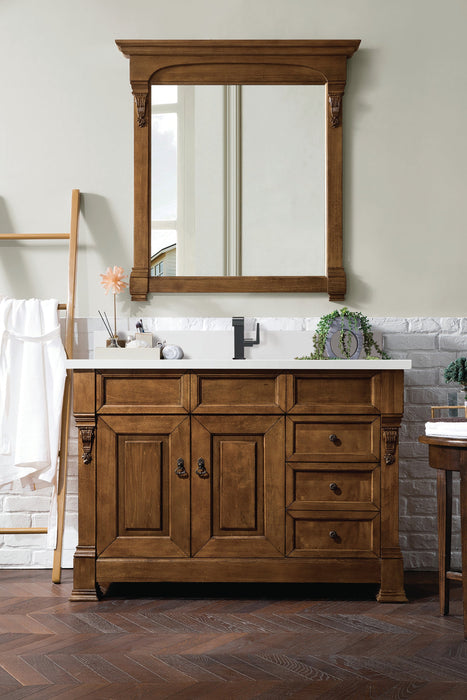 Brookfield 48" Single Bathroom Vanity in Country Oak