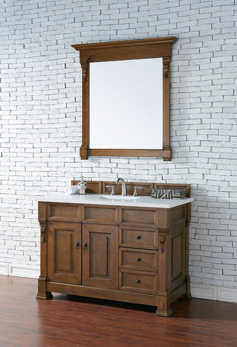 Brookfield 48" Single Bathroom Vanity in Country Oak Single Bathroom Vanity James Martin Vanities 