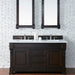 Brookfield 60" Double Bathroom Vanity in Burnished Mahogany Single Bathroom Vanity James Martin Vanities Select Your Top 