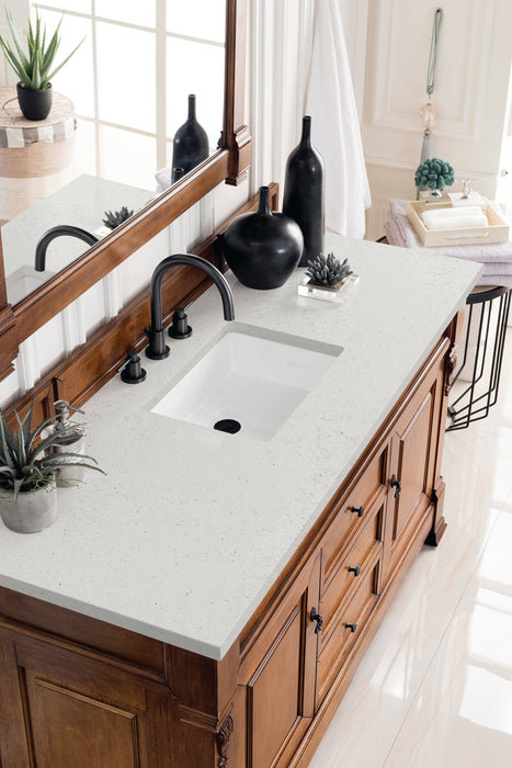 Brookfield 60" Single Bathroom Vanity in Country Oak