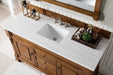 Brookfield 60" Single Bathroom Vanity in Country Oak Single Bathroom Vanity James Martin Vanities Eternal Jasmine Quartz 