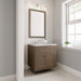 Chicago 30" Single Bathroom Vanity Whitewashed Walnut Single Bathroom Vanity James Martin Vanities Carrara White Marble 