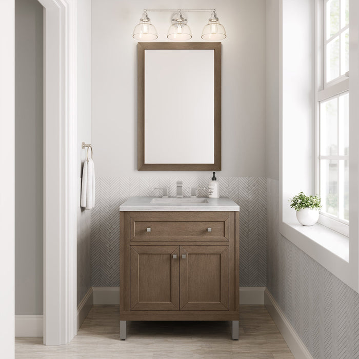 Chicago 30" Single Bathroom Vanity Whitewashed Walnut Single Bathroom Vanity James Martin Vanities Select Your Top 