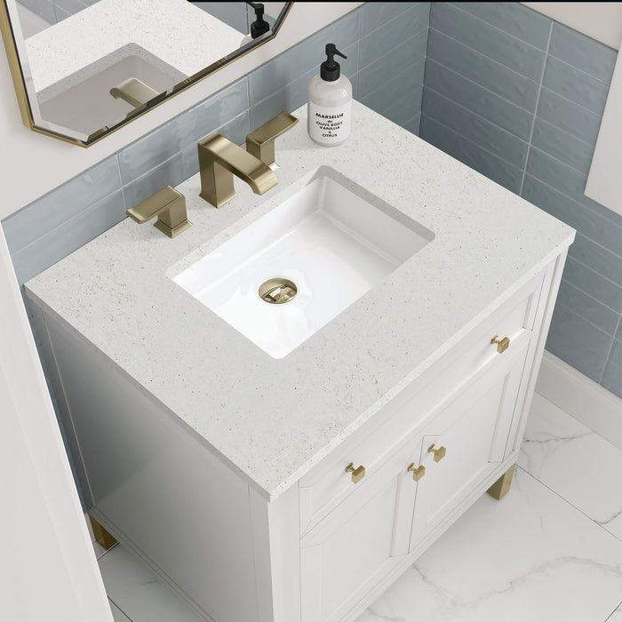 Chicago  30" Single Vanity in Glossy White