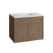 Chicago 36" Single Bathroom Vanity Whitewashed Walnut Single Bathroom Vanity James Martin Vanities Ethereal Noctis Quartz 