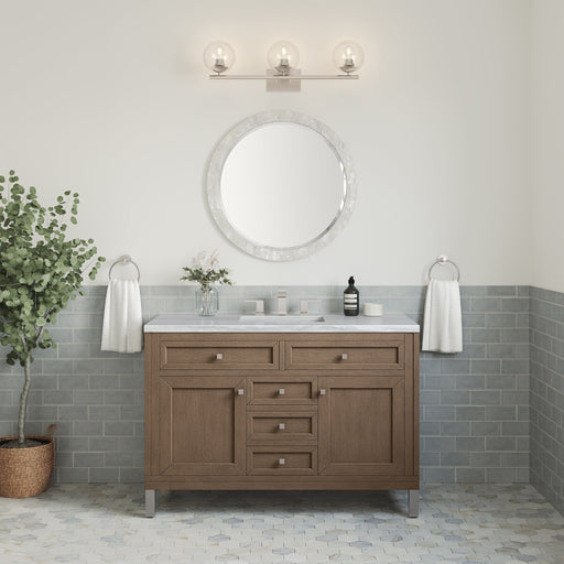 Chicago 48" Single Bathroom Vanity in Whitewashed Walnut Single Bathroom Vanity James Martin Vanities Select Your Top 