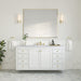 Chicago 60" Single Bathroom Vanity in Glossy White Single Bathroom Vanity James Martin Vanities 