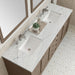 Chicago 72" Double Bathroom Vanity in Whitewashed Walnut Double bathroom Vanity James Martin Vanities 