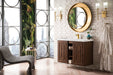 Alicante 39.5" Single Vanity, Mid-Century Acacia w/ White Glossy Composite Stone Top - Luxe Vanity & Tub