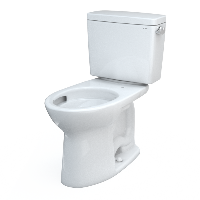 TOTO Drake 1.28 GPF Two Piece Elongated Chair Height Toilet with Right Hand Lever - Luxe Vanity & Tub