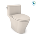 TOTO Nexus 1.28 GPF One Piece Elongated Chair Height Toilet with Tornado Flush Technology - Seat Included - Luxe Vanity & Tub