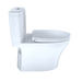 TOTO Aquia IV 0.9 / 1.28 GPF Dual Flush Two Piece Elongated Toilet with Push Button Flush - Seat Included - Luxe Vanity & Tub