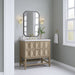 Emmeline 36" Single Vanity Single Bathroom Vanity James Martin Vanities Artic Fall Solid Surface 