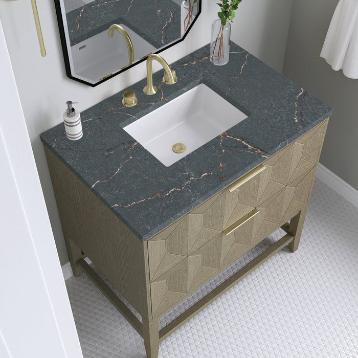 Emmeline 36" Vanity in Pebble Oak