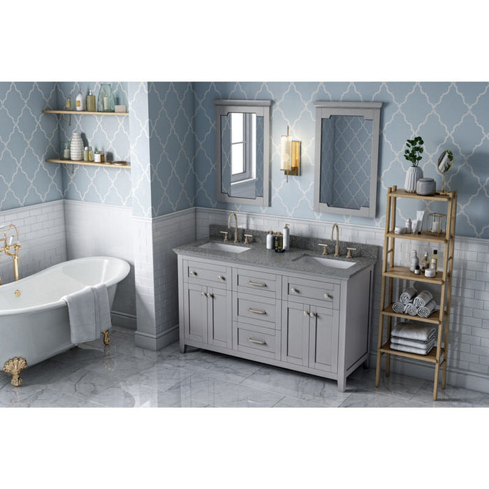 Jeffrey Alexander Chatham 60-inch Double Sink Bathroom Vanity - Luxe Vanity & Tub