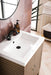 Linden 24" Single Vanity, Whitewashed Walnut w/ White Glossy Composite Stone Top - Luxe Vanity & Tub