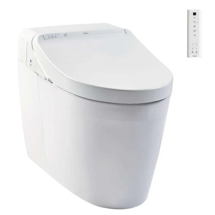 TOTO Washlet G450 0.8 / 1 GPF Dual Flush One Piece Elongated Chair Height Toilet - Bidet Seat Included - Luxe Vanity & Tub