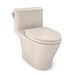 TOTO Nexus 1.28 GPF One Piece Elongated Chair Height Toilet with Tornado Flush Technology - Seat Included - Luxe Vanity & Tub