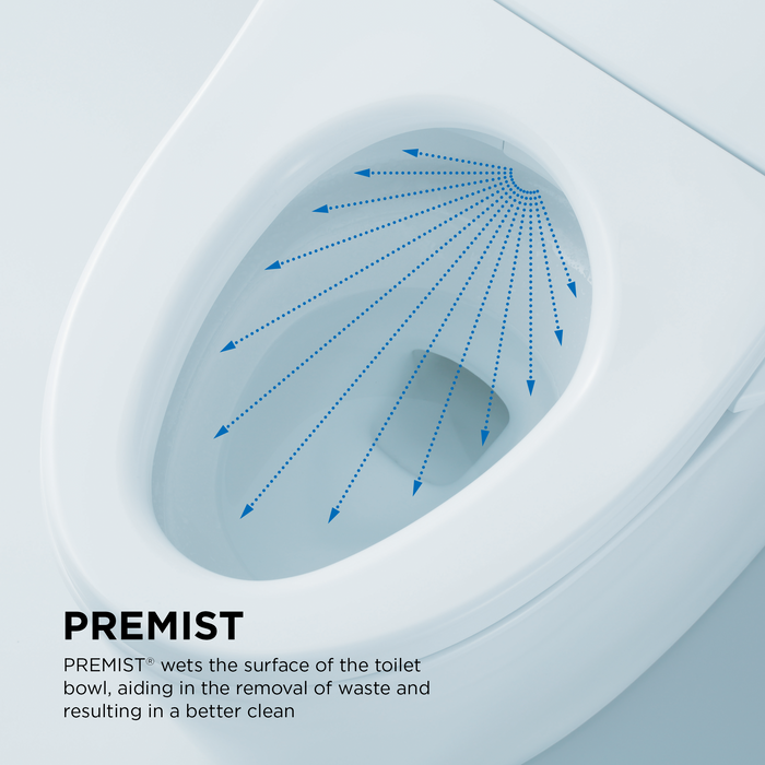 TOTO Neorest RS 0.8 / 1 GPF Dual Flush One Piece Elongated Chair Height Toilet with Integrated Smart Bidet Seat, Auto / Tornado Flush, PREMIST, and EWATER+ - Luxe Vanity & Tub